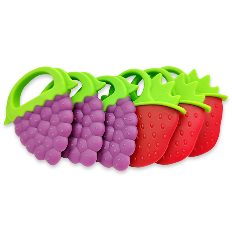 Grape Strawberry Teether Toy Newborn